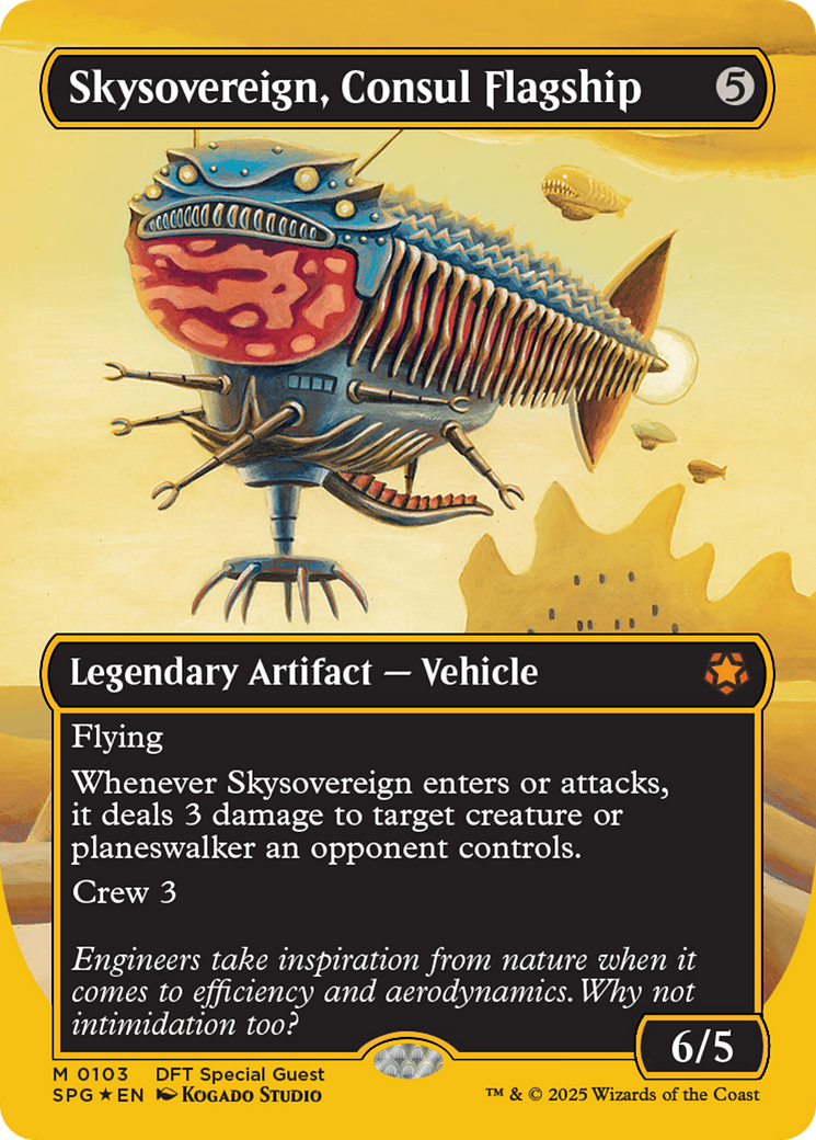 Skysovereign, Consul Flagship (First-Place Foil) [Aetherdrift Special Guests] | Good Games Cannington