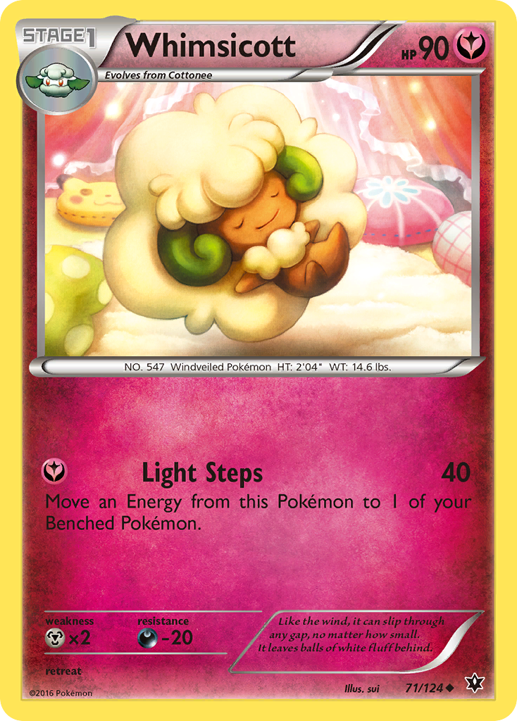 Whimsicott (71/124) [XY: Fates Collide] | Good Games Cannington
