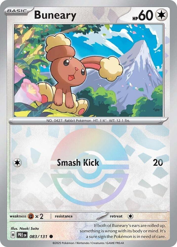 Buneary (083/131) (Poke Ball Pattern) [Scarlet & Violet: Prismatic Evolutions] | Good Games Cannington