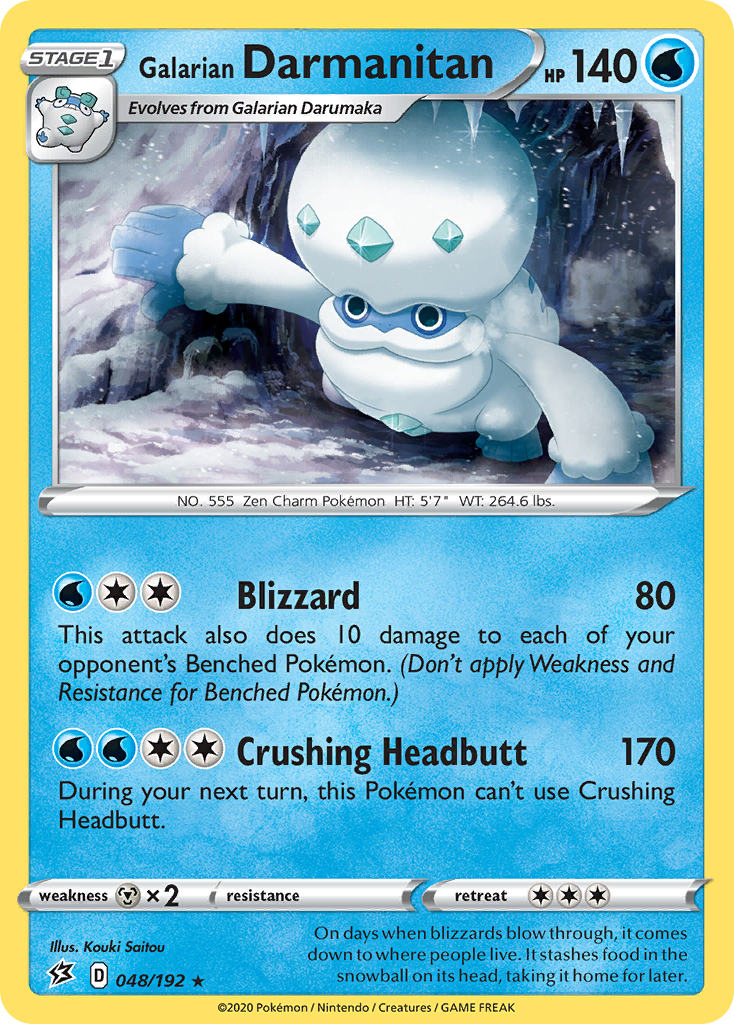Galarian Darmanitan (048/192) [Sword & Shield: Rebel Clash] | Good Games Cannington