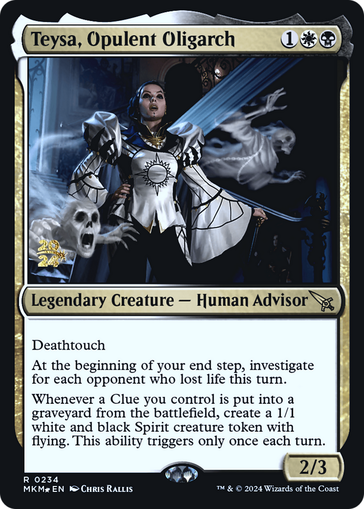 Teysa, Opulent Oligarch [Murders at Karlov Manor Prerelease Promos] | Good Games Cannington