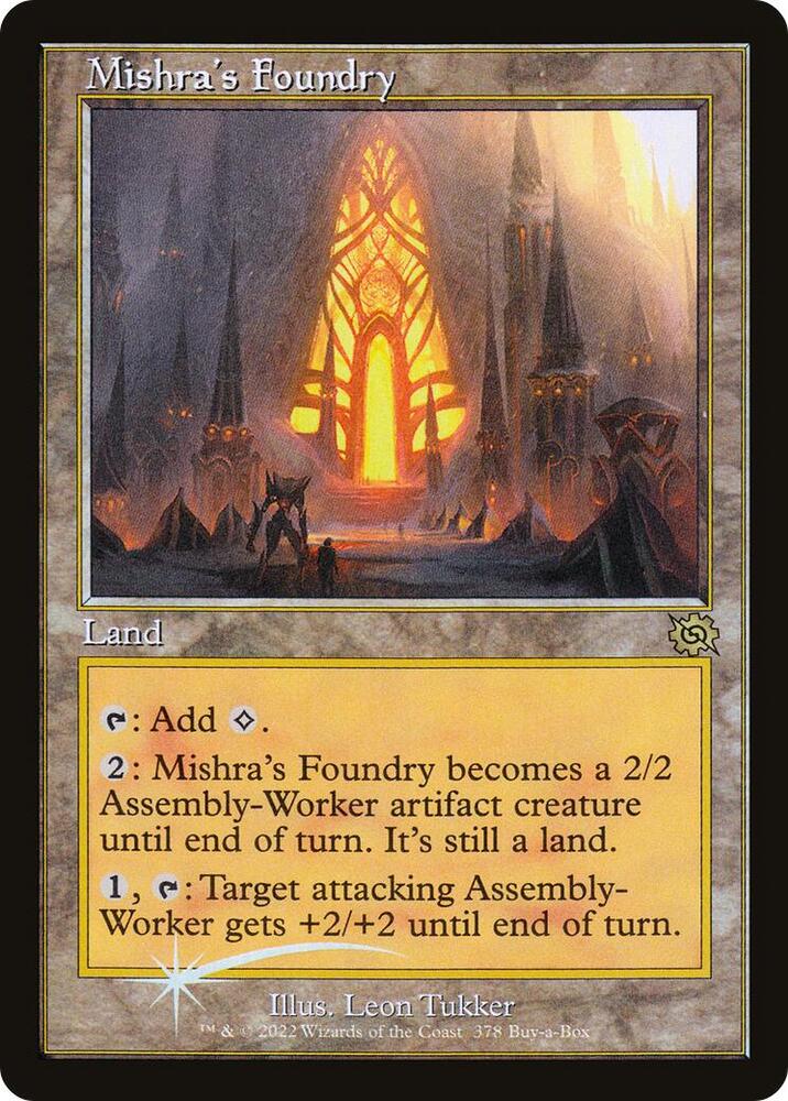 Mishras Foundry 378 (Buy-A-Box Promos)  - Foil | Good Games Cannington