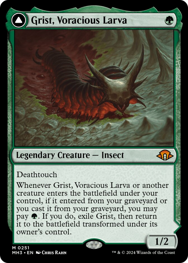 Grist, Voracious Larva // Grist, the Plague Swarm [Modern Horizons 3] | Good Games Cannington