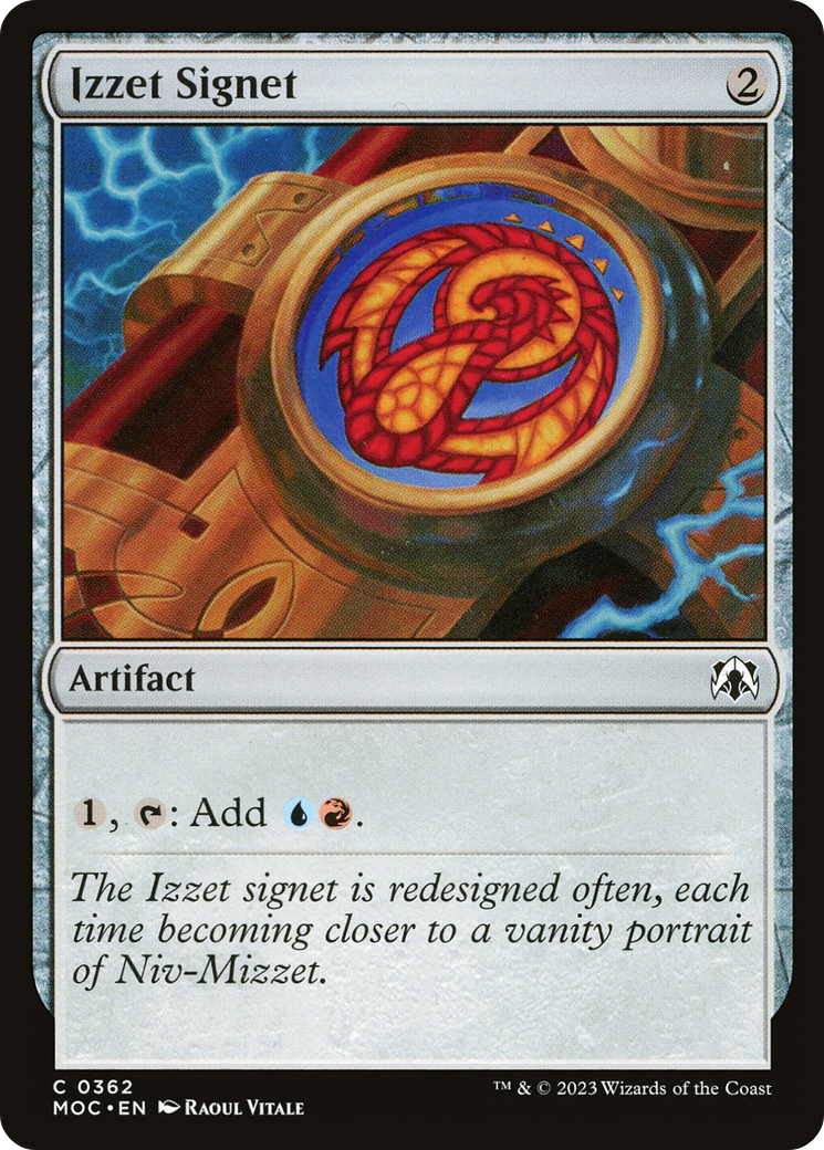 Izzet Signet [March of the Machine Commander] | Good Games Cannington