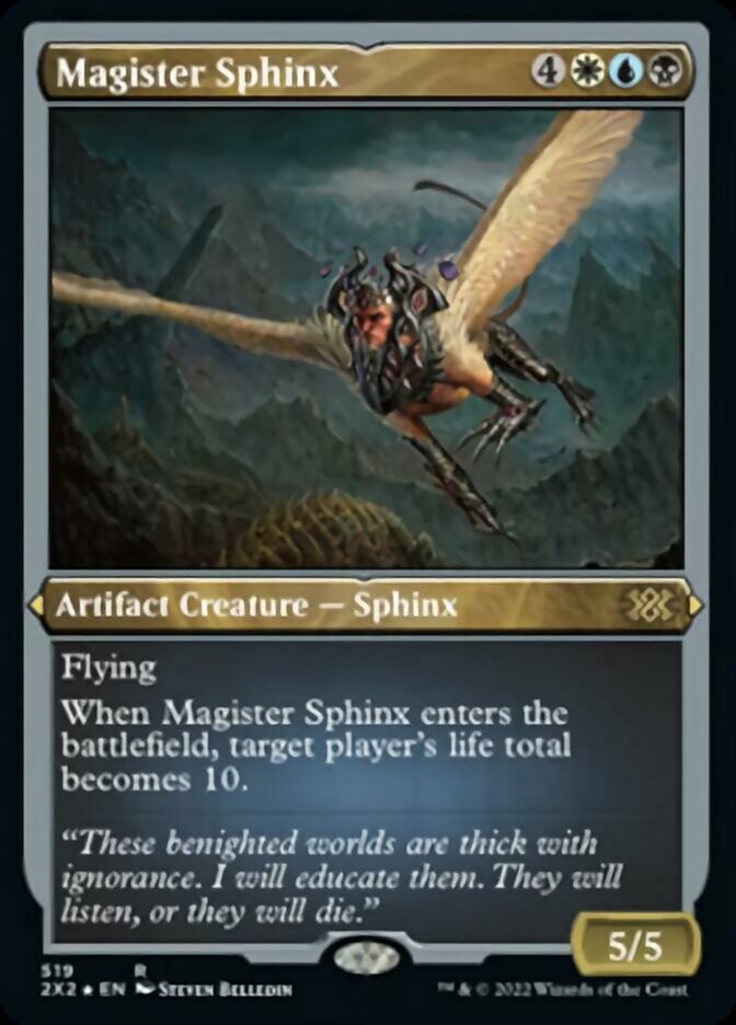 Magister Sphinx (Foil Etched) [Double Masters 2022] | Good Games Cannington