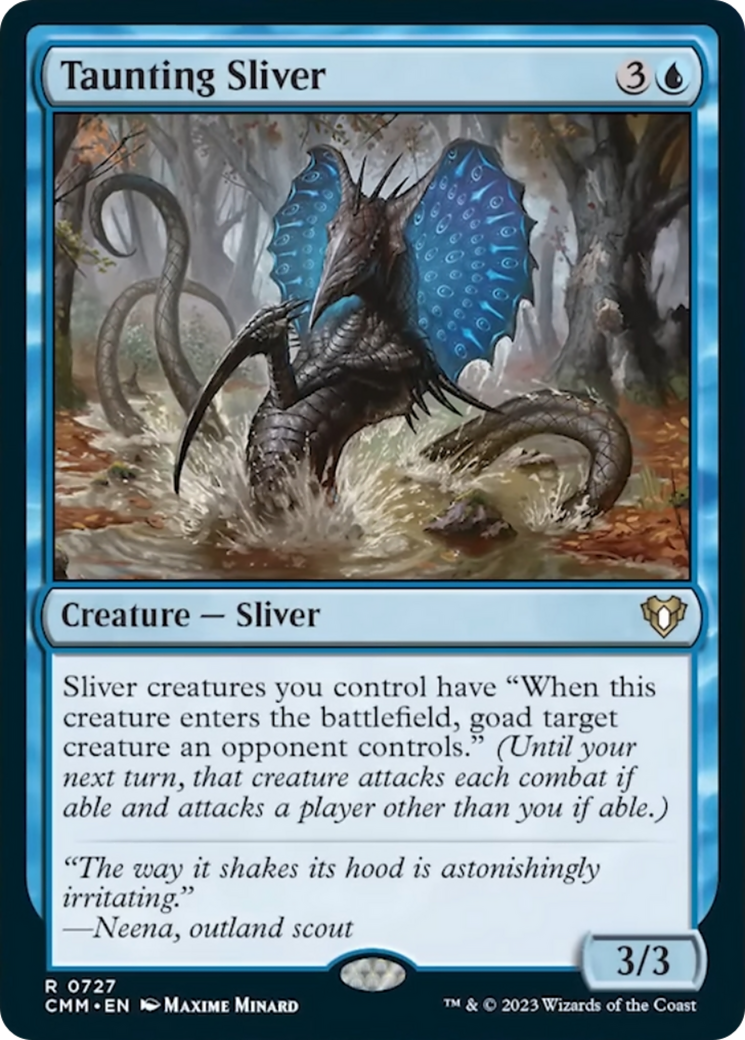 Taunting Sliver [Commander Masters] | Good Games Cannington