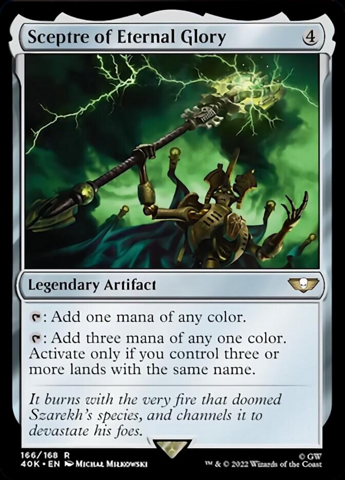 Sceptre of Eternal Glory (Surge Foil) [Warhammer 40,000] | Good Games Cannington