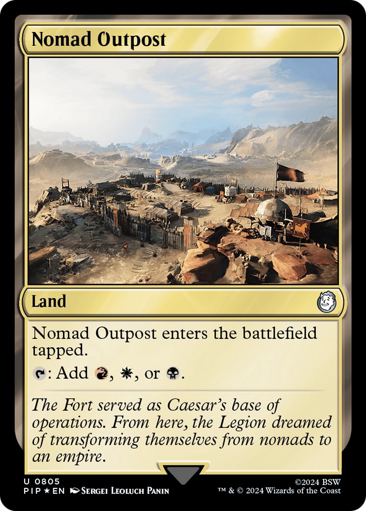 Nomad Outpost (Surge Foil) [Fallout] | Good Games Cannington