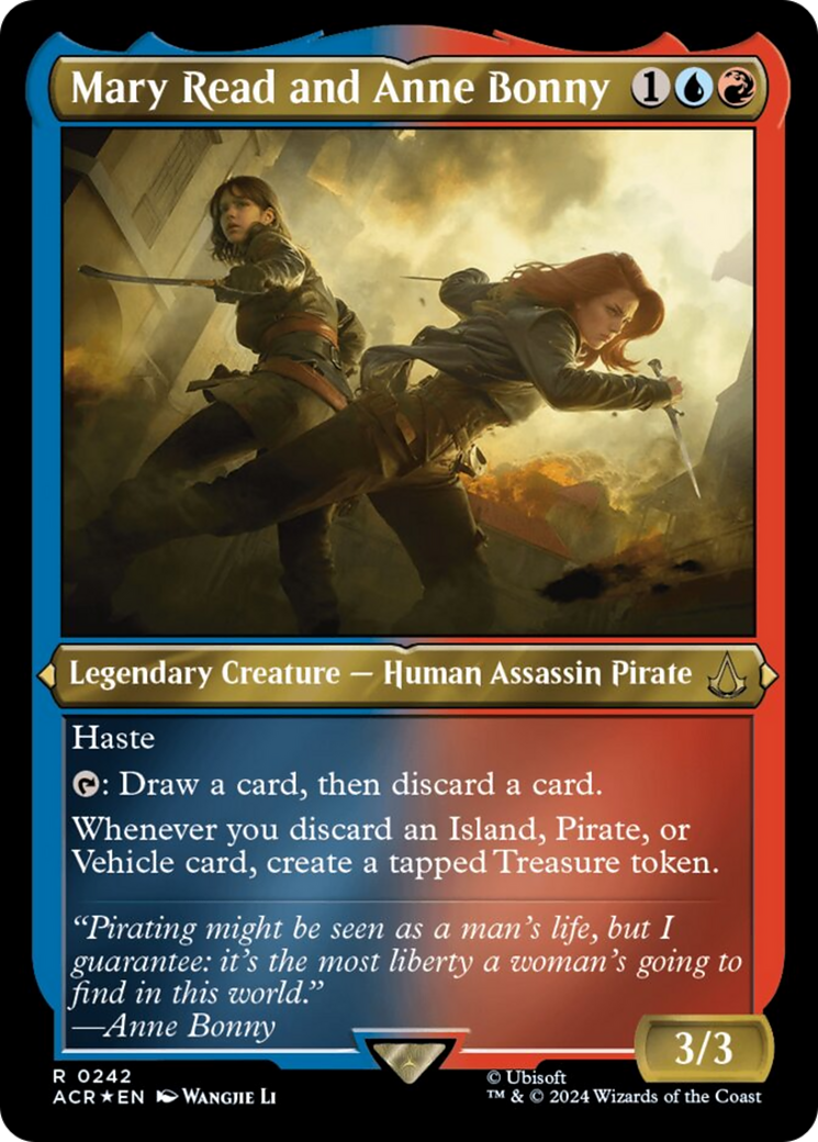 Mary Read and Anne Bonny (Foil Etched) [Assassin's Creed] | Good Games Cannington