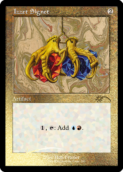 Izzet Signet (Retro) (Foil Etched) [Secret Lair Drop Series] | Good Games Cannington