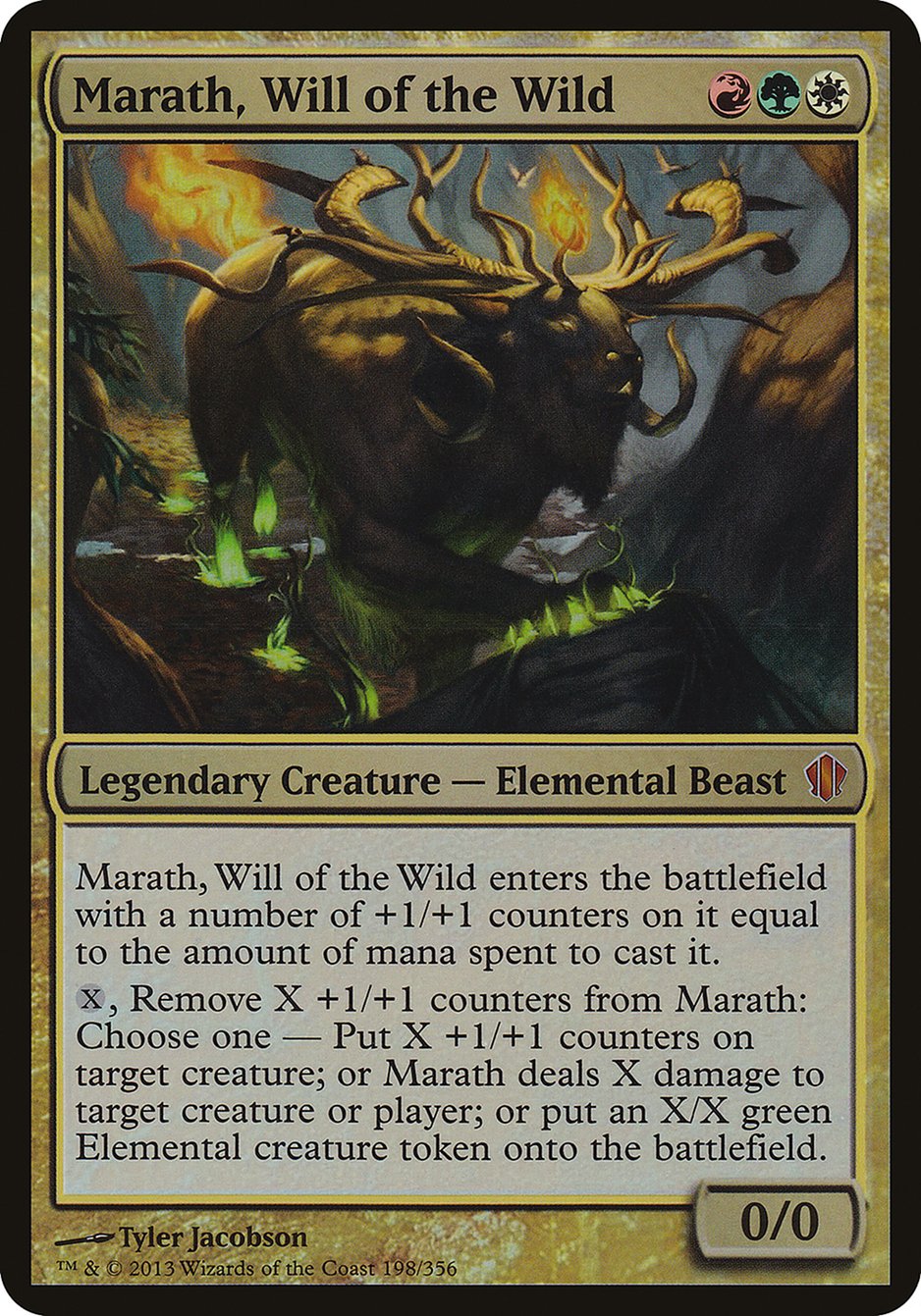 Marath, Will of the Wild (Oversized) [Commander 2013 Oversized] | Good Games Cannington