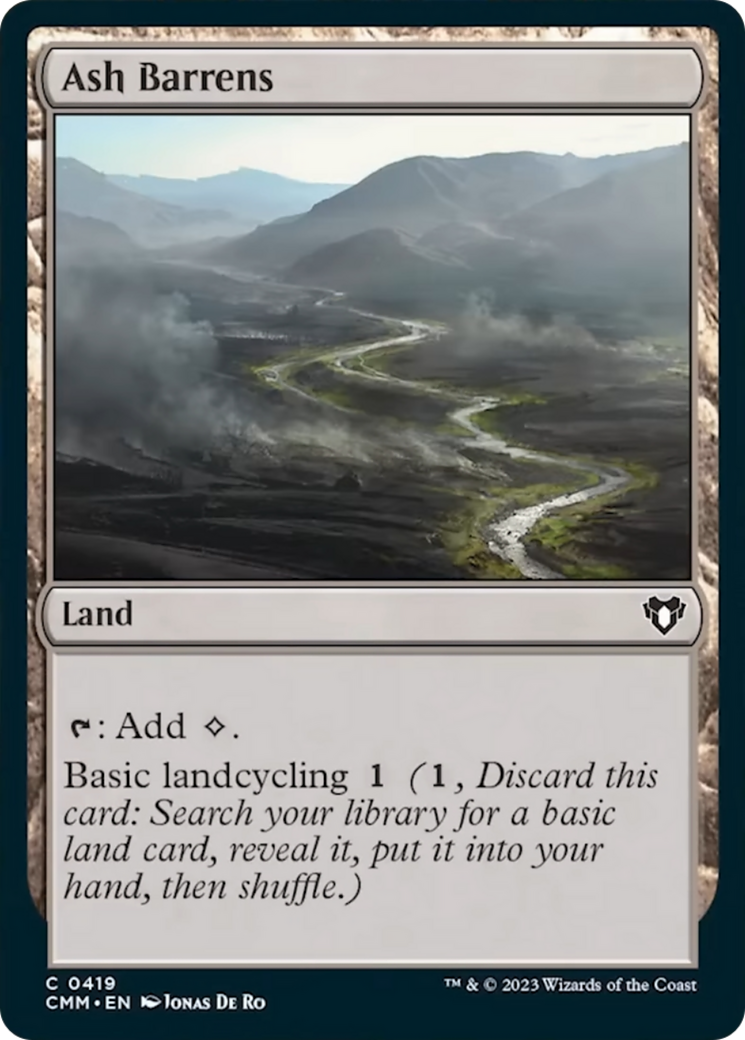 Ash Barrens [Commander Masters] | Good Games Cannington