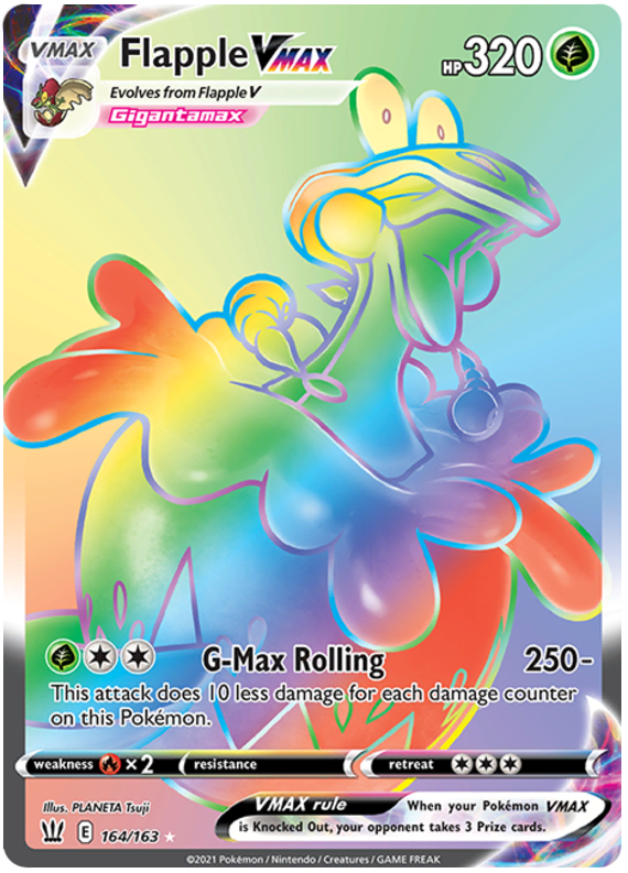 Flapple VMAX (164/163) [Sword & Shield: Battle Styles] | Good Games Cannington