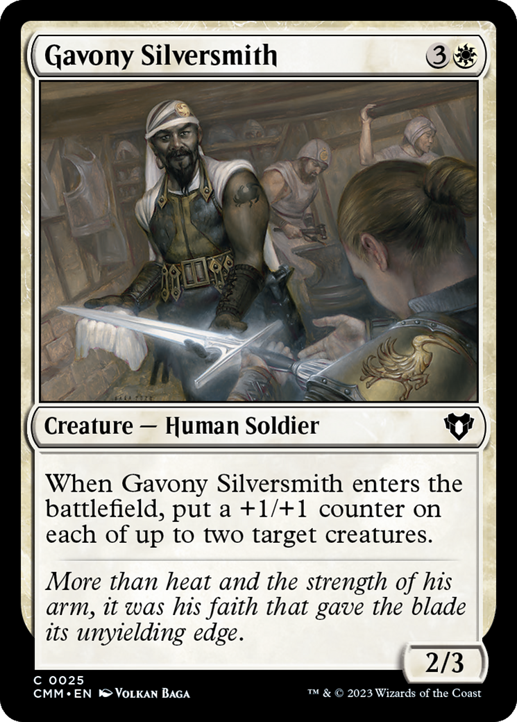 Gavony Silversmith [Commander Masters] | Good Games Cannington