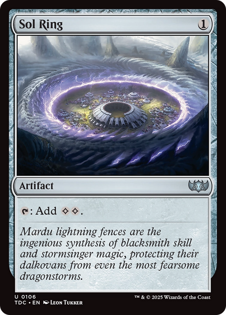 Sol Ring [Tarkir: Dragonstorm Commander] | Good Games Cannington