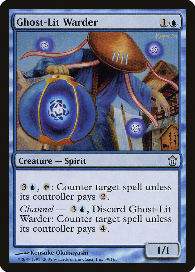 Ghost-Lit Warder [Saviors of Kamigawa] | Good Games Cannington