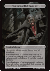 You Cannot Hide from Me (Full Art) [Duskmourn: Archenemy] | Good Games Cannington