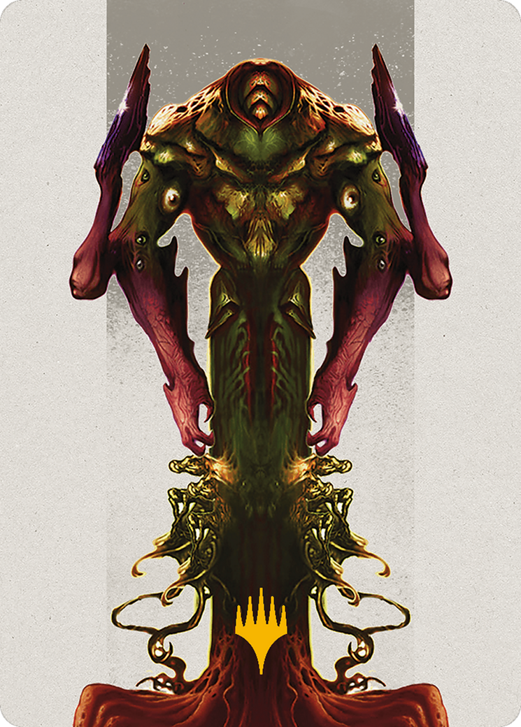 Kozilek, the Broken Reality Art Card (Gold-Stamped Planeswalker Symbol) [Modern Horizons 3 Art Series] | Good Games Cannington