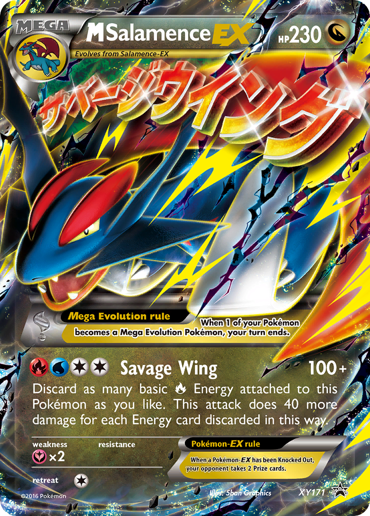 M Salamence EX (XY171) [XY: Black Star Promos] | Good Games Cannington
