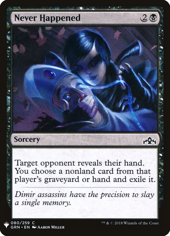 Never Happened [Mystery Booster] | Good Games Cannington