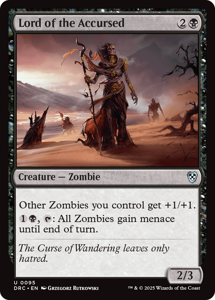 Lord of the Accursed [Aetherdrift Commander] | Good Games Cannington