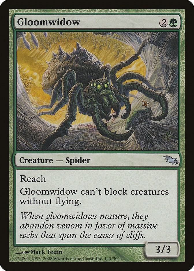 Gloomwidow 117/301 (Shadowmoor)  | Good Games Cannington