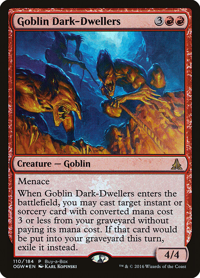 Goblin Dark-Dwellers (Buy-A-Box) [Oath of the Gatewatch Promos] | Good Games Cannington