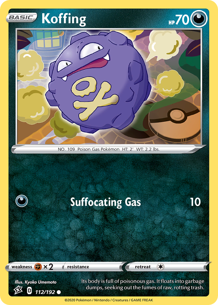 Koffing (112/192) [Sword & Shield: Rebel Clash] | Good Games Cannington