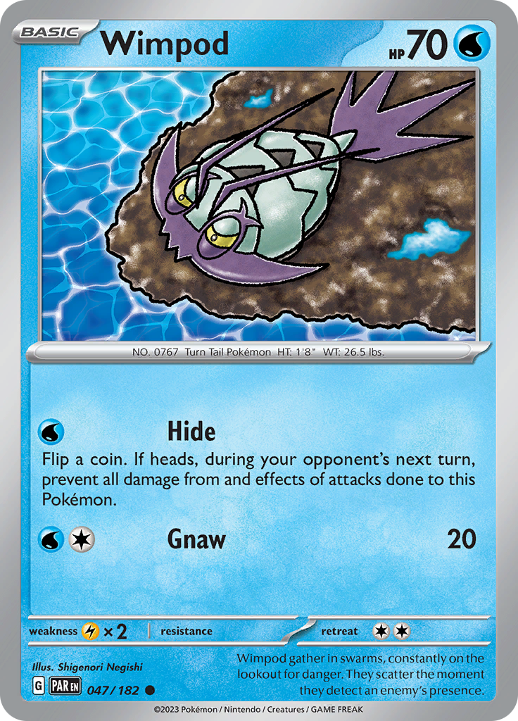 Wimpod (047/182) [Scarlet & Violet: Paradox Rift] | Good Games Cannington