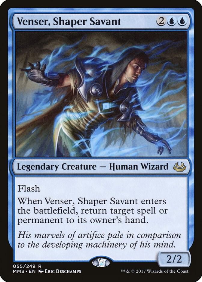 Venser, Shaper Savant 55/249 (Modern Masters 2017)  | Good Games Cannington