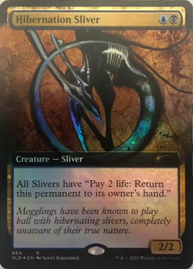 Hibernation Sliver (Extended Art) [Secret Lair Drop Promos] | Good Games Cannington