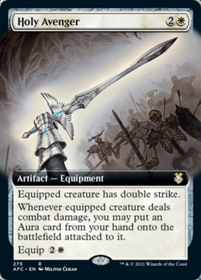 Holy Avenger (Extended Art) [Dungeons & Dragons: Adventures in the Forgotten Realms Commander] | Good Games Cannington