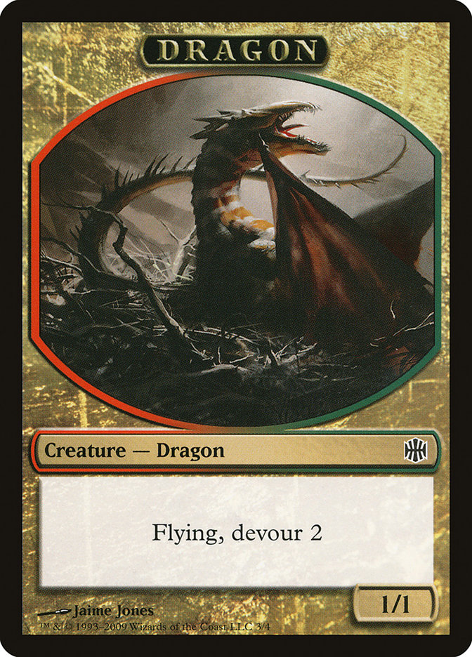 Dragon Token [Alara Reborn Tokens] | Good Games Cannington