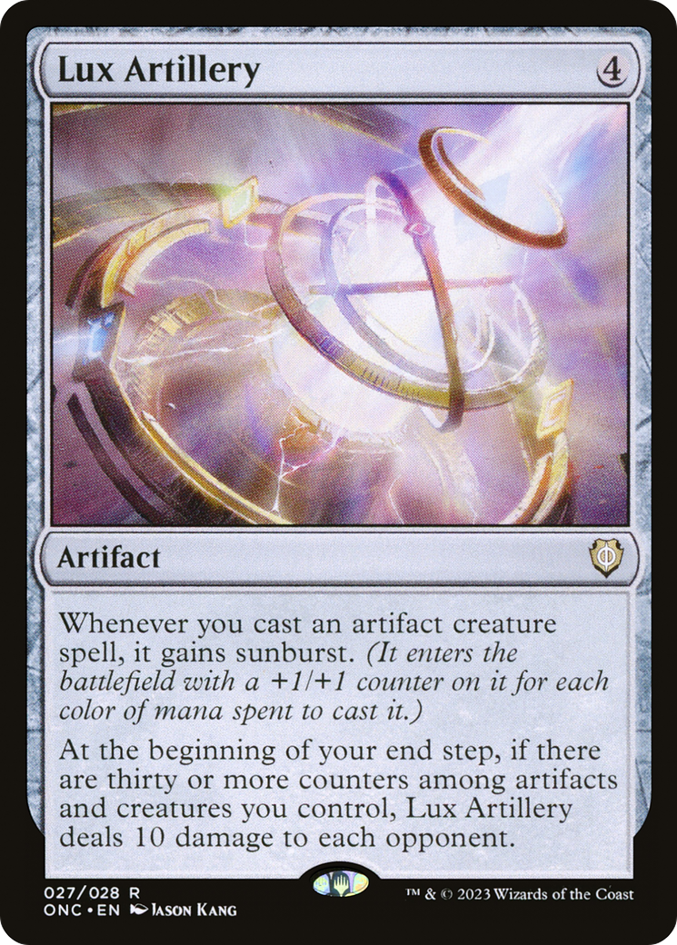 Lux Artillery [Phyrexia: All Will Be One Commander] | Good Games Cannington