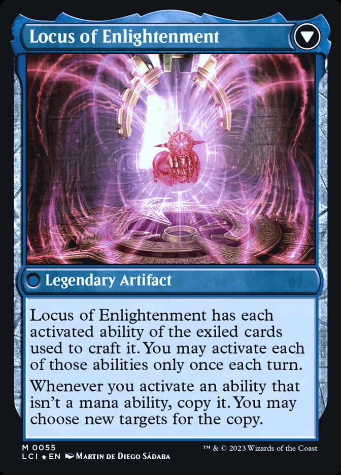 The Enigma Jewel // Locus of Enlightenment [The Lost Caverns of Ixalan Prerelease Cards] | Good Games Cannington