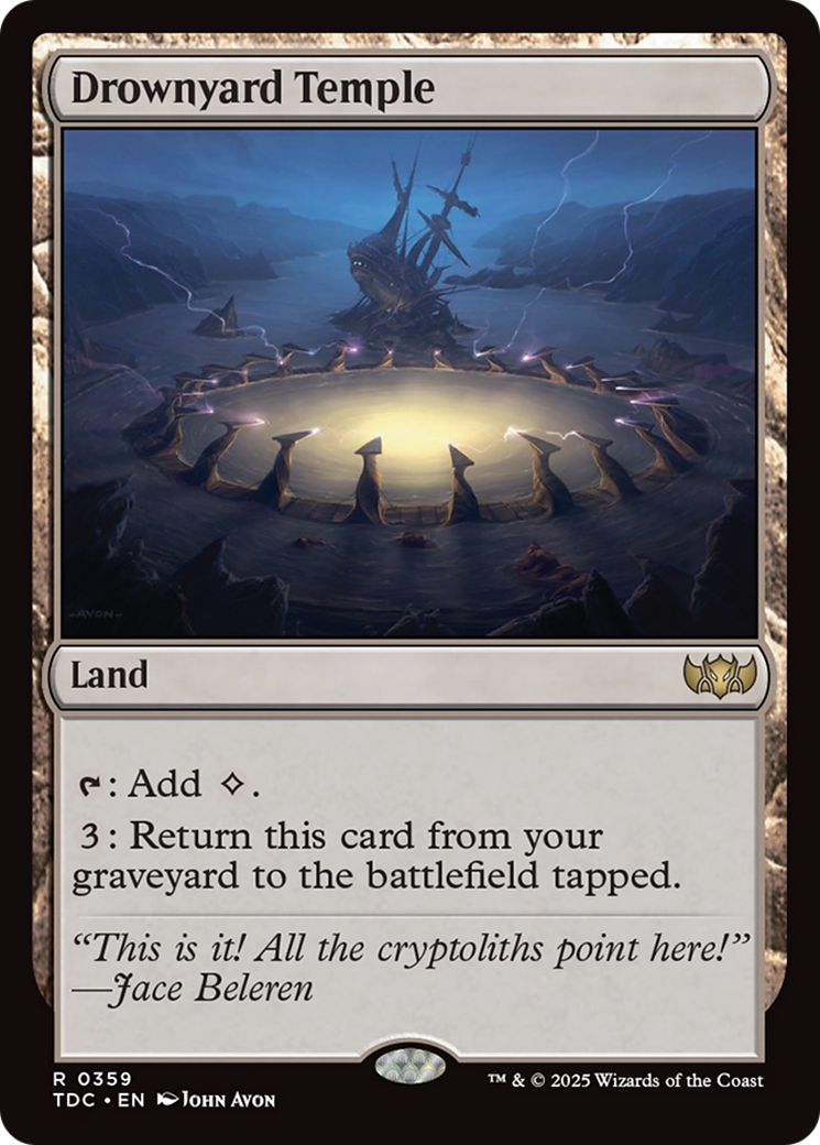 Drownyard Temple [Tarkir: Dragonstorm Commander] | Good Games Cannington