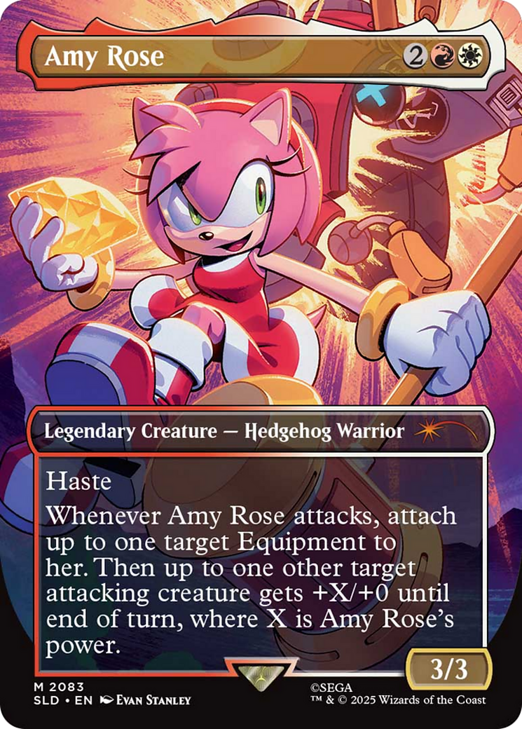 Amy Rose (Rainbow Foil) [Secret Lair Drop Series] | Good Games Cannington