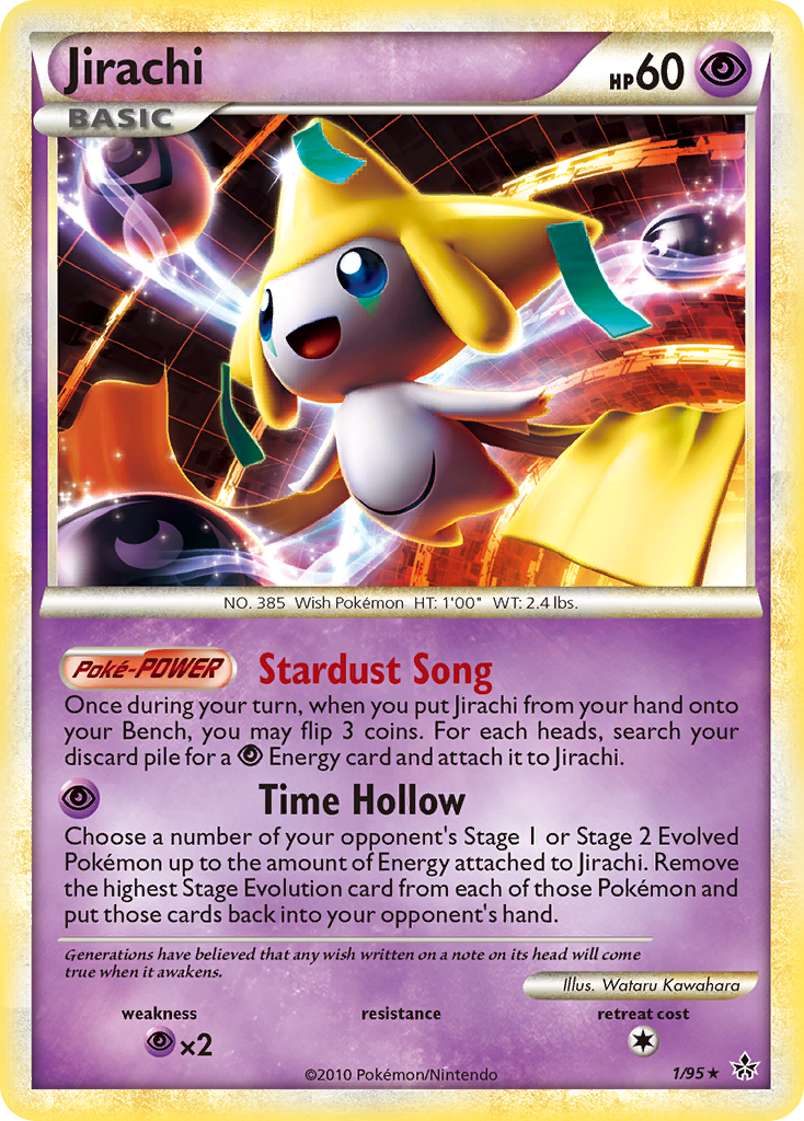 Jirachi (1/95) [HeartGold & SoulSilver: Unleashed] | Good Games Cannington