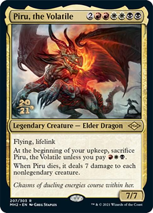 Piru the Volatile 207s/86 (Prerelease Cards)  - Foil | Good Games Cannington