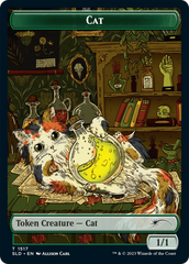 Dog // Cat Double-Sided Token [Secret Lair Commander Deck: Raining Cats and Dogs Tokens] | Good Games Cannington