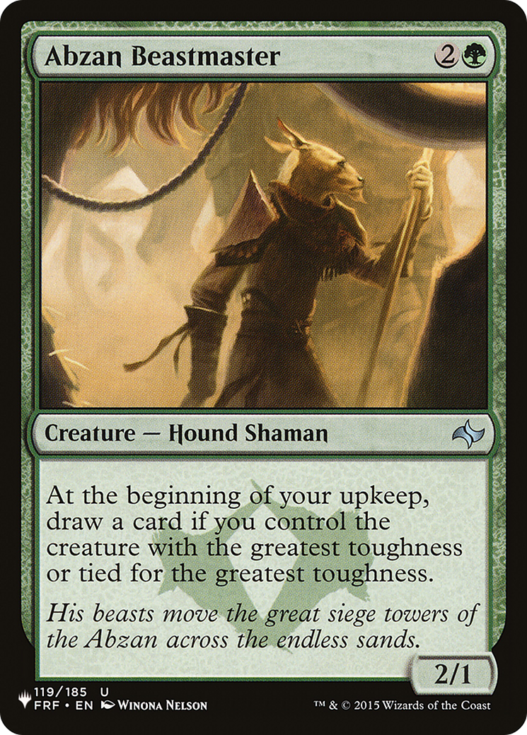 Abzan Beastmaster [The List] | Good Games Cannington