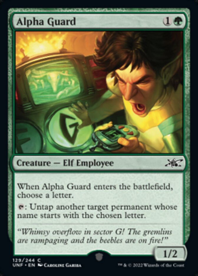 Alpha Guard [Unfinity] | Good Games Cannington
