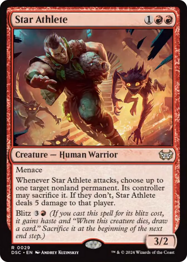Star Athlete [Duskmourn: House of Horror Commander] | Good Games Cannington