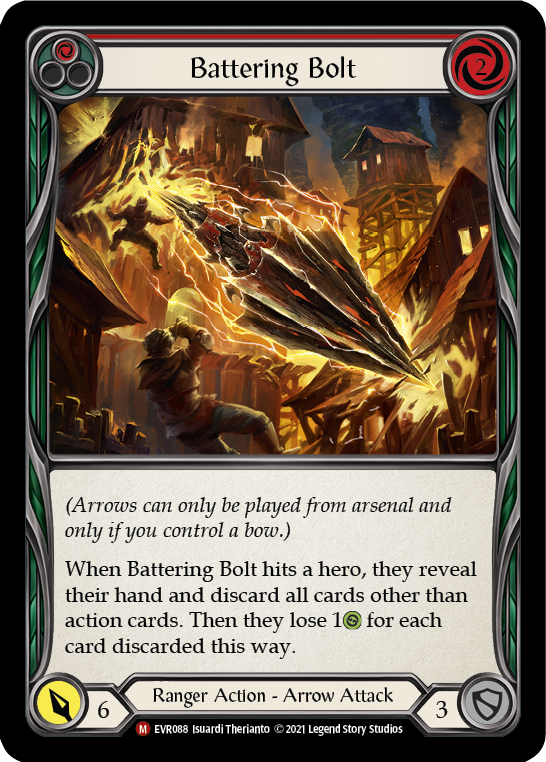 Battering Bolt [EVR088] (Everfest)  1st Edition Rainbow Foil | Good Games Cannington