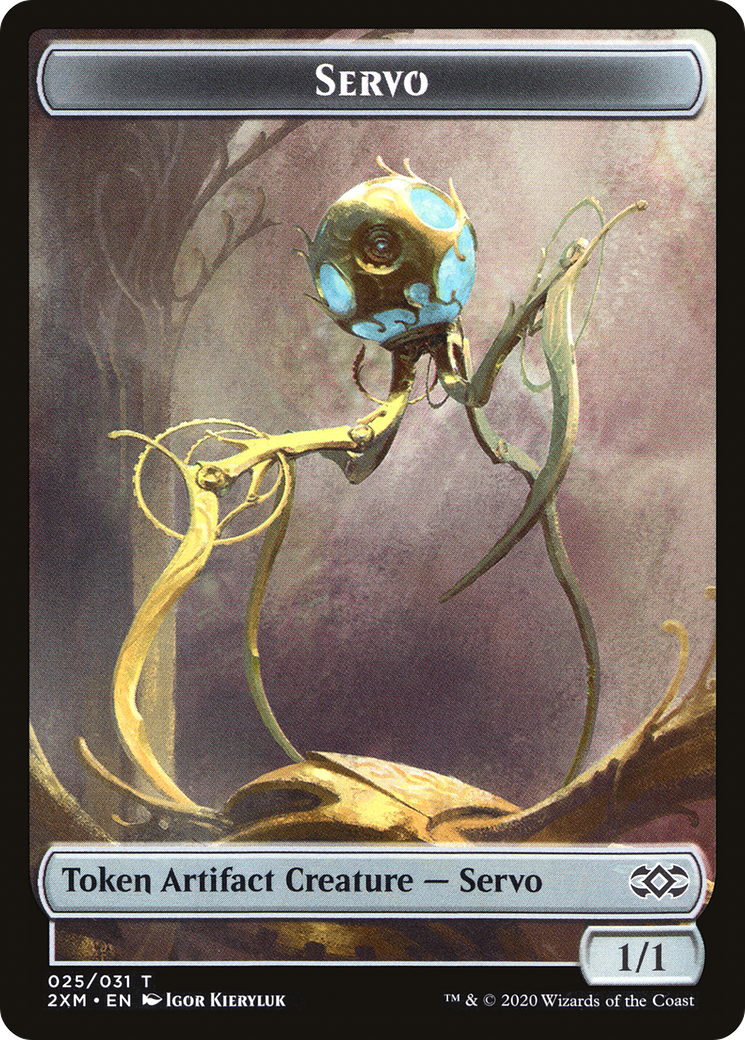 Human Soldier // Servo Double-Sided Token [Double Masters Tokens] | Good Games Cannington