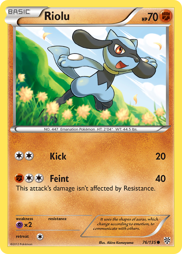 Riolu (76/135) [Black & White: Plasma Storm] | Good Games Cannington