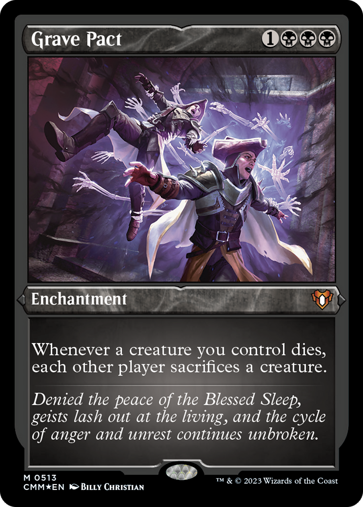 Grave Pact (Foil Etched) [Commander Masters] | Good Games Cannington