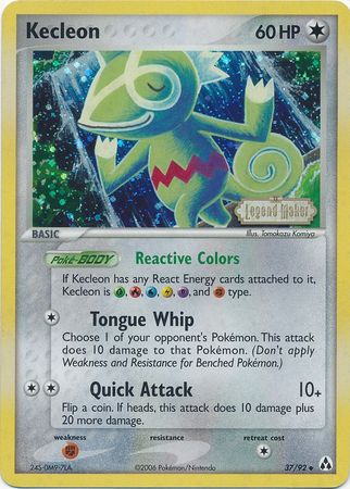 Kecleon (37/92) (Stamped) [EX: Legend Maker] | Good Games Cannington