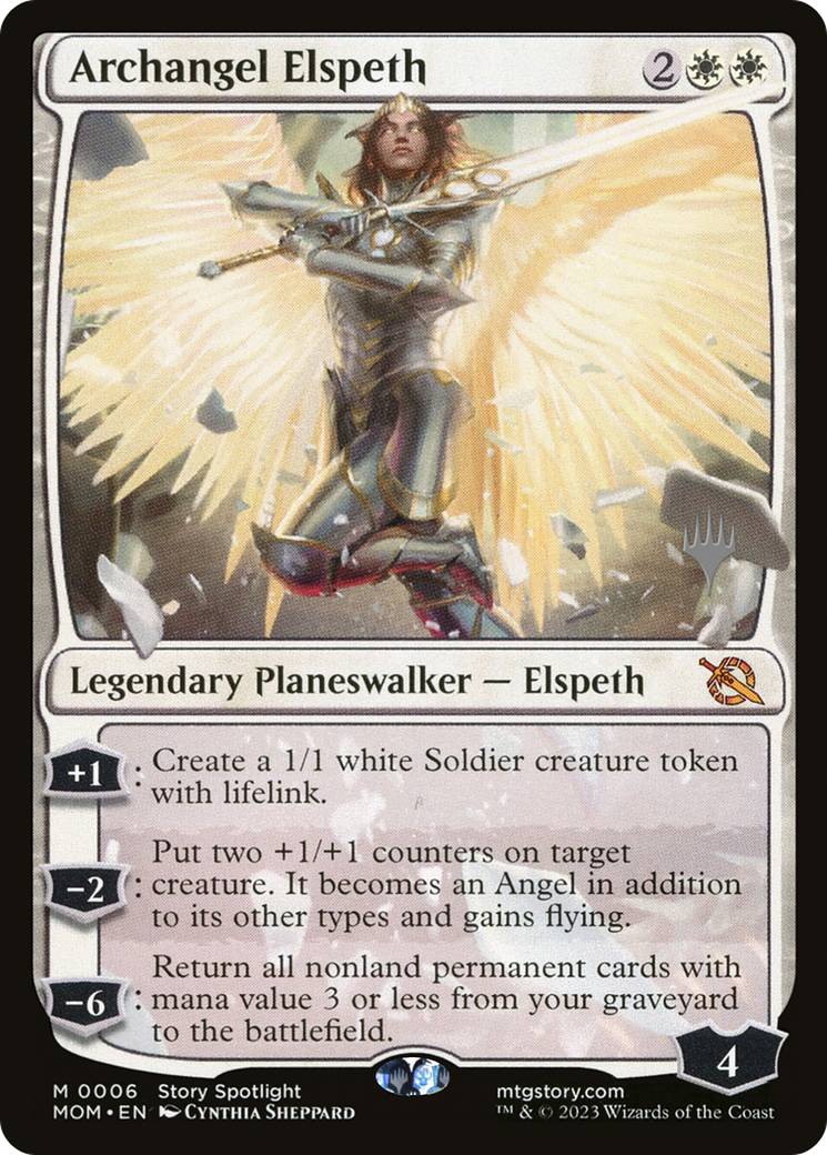 Archangel Elspeth (Promo Pack) [March of the Machine Promos] | Good Games Cannington