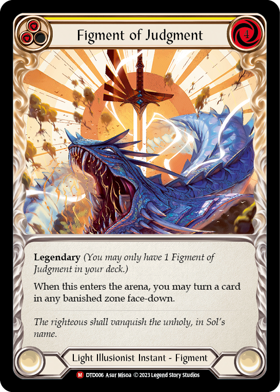 Figment of Judgment // Themis, Archangel of Judgment [DTD006] (Dusk Till Dawn) | Good Games Cannington